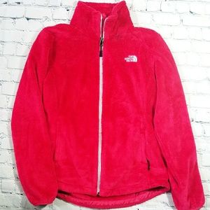 Red Fleece North Face Jacket